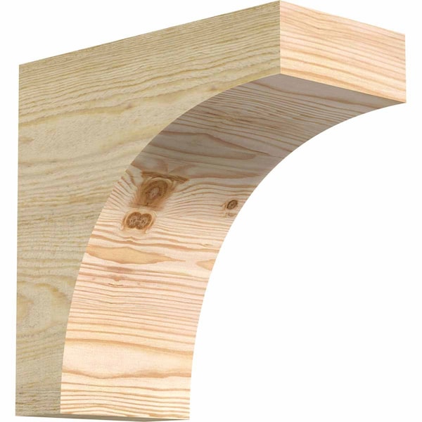 Ekena Millwork Huntington Rough Sawn Rafter Tail, Douglas Fir, 6"W x 12"H x 12"L RFT06X12X12HUN00RDF - main